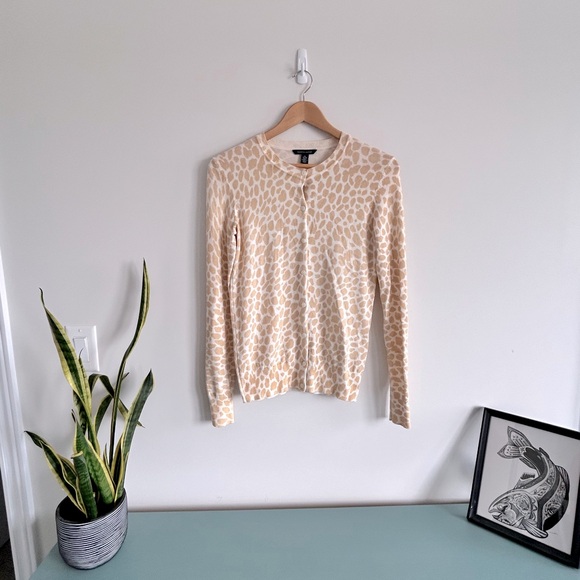 Tommy Hilfiger Animal Print Cardigan - Size XS - Picture 2 of 6